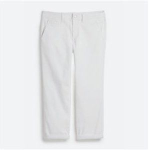 White size 12 capri pants